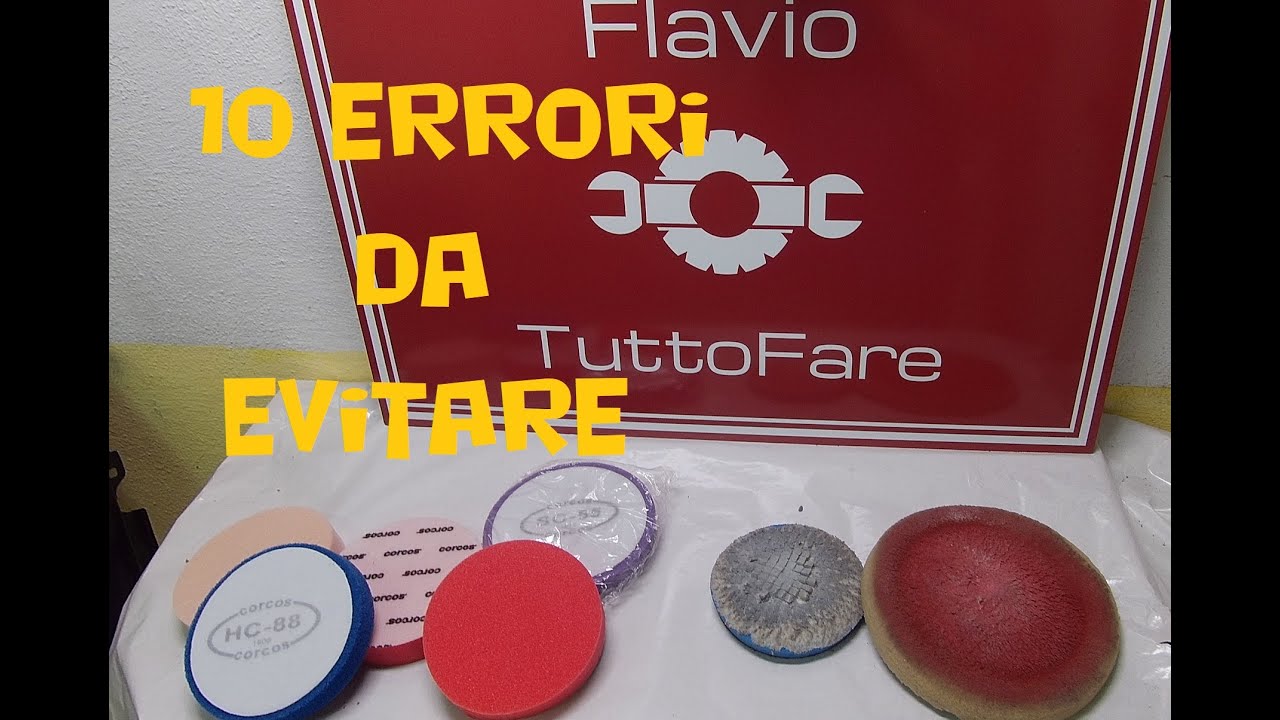 10 errori da evitare in lucidatura