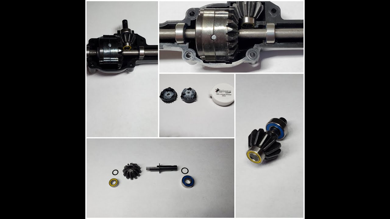 Building the CC-01 rear axle with GPM parts.