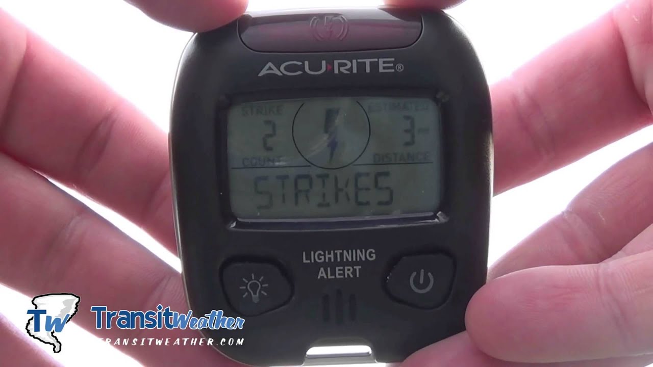 AcuRite Portable Lightning Detector 02020 (test)