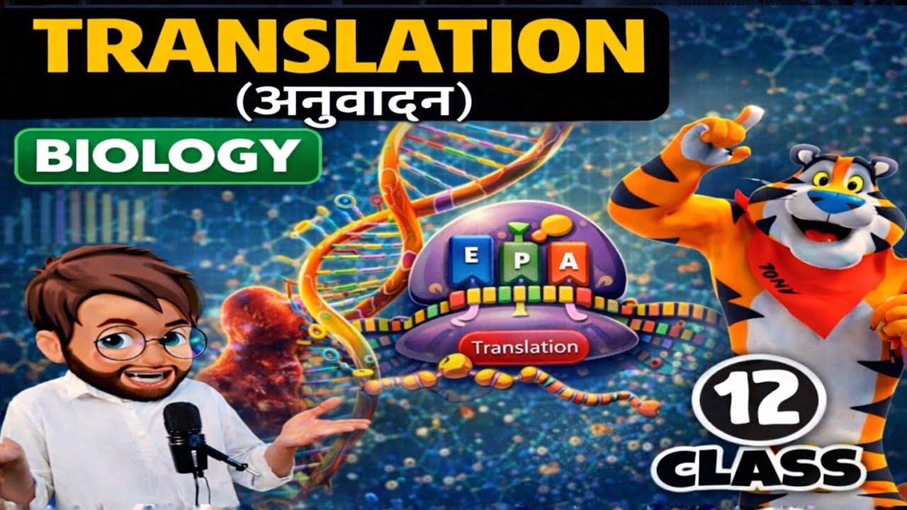 Class 12 Biology | Translation Full Chapter in Hindi 🔥 Protein Synthesis Step by Step | NEET 2026