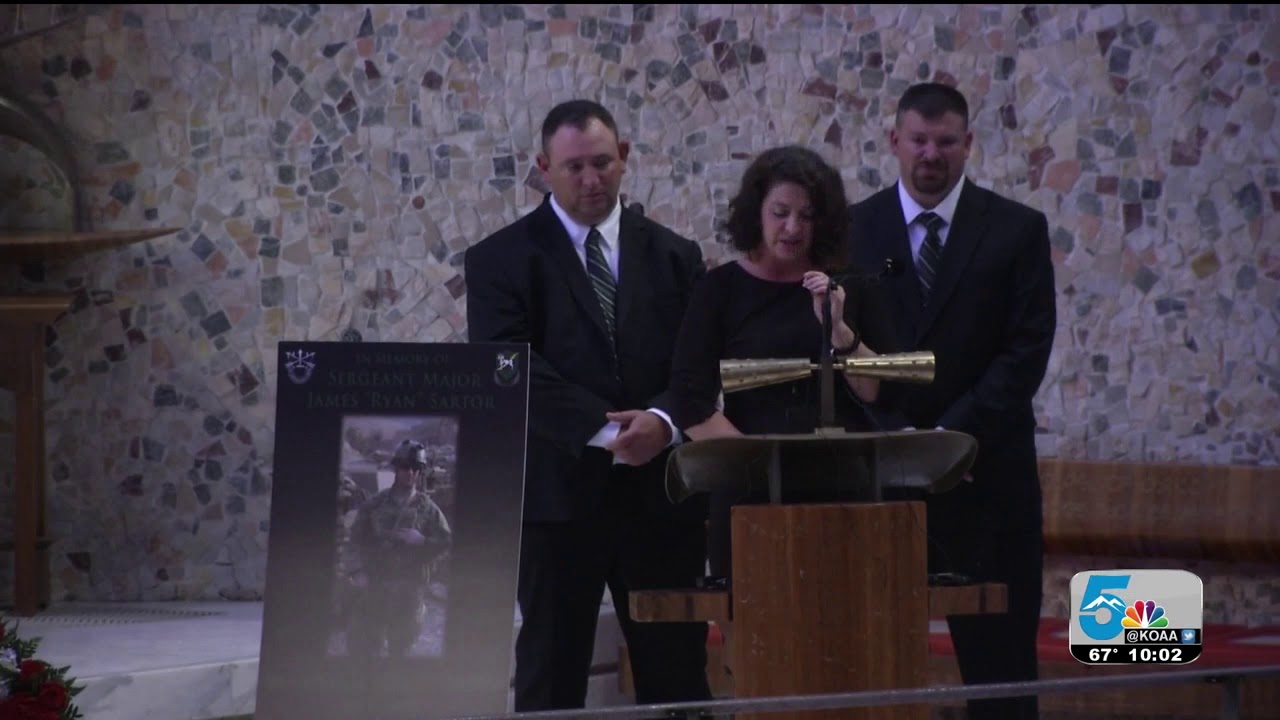 Funeral service held for fallen Green Beret Sgt. Maj. James Sartor