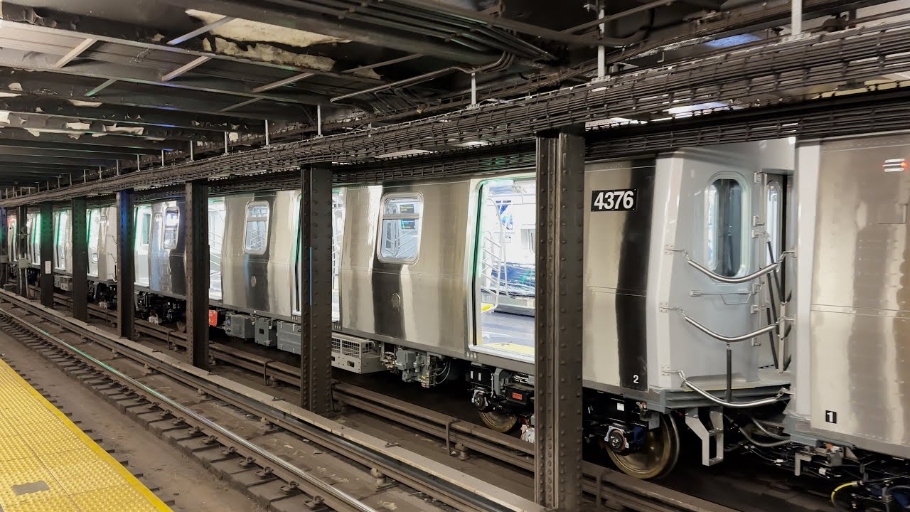 MTA NYC Subway Kawasaki R211 Burn-In Test Train @ 42nd St. & 14th St. - 8th Avenue (11/13/24)