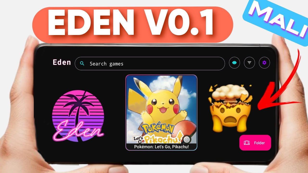 🚀Новое обновление EDEN V0.1 - Тестирование Pokemon Let's Go Pikachu на новом устройстве Mali + лу...