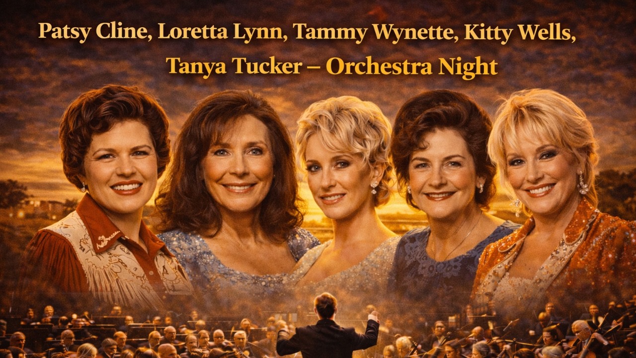Patsy Cline, Loretta Lynn, Tammy Wynette, Kitty Wells, Tanya Tucker – Orchestra Night