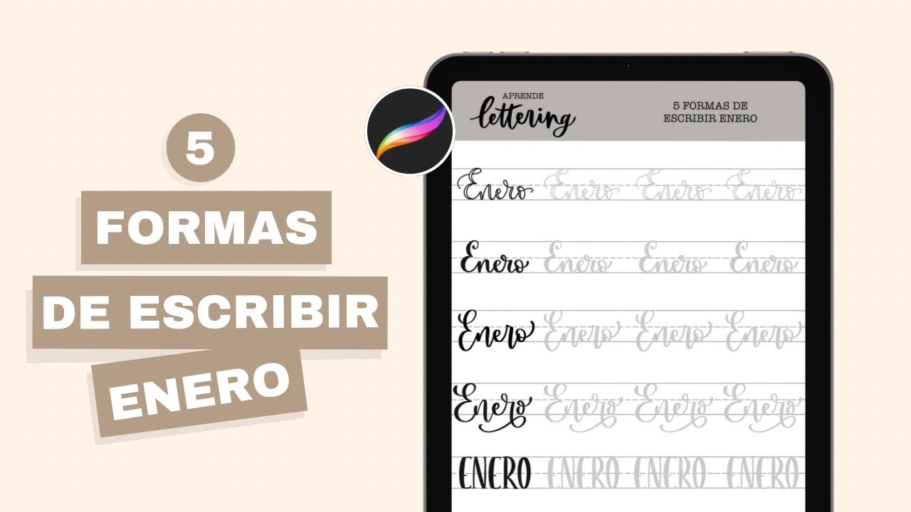 Practica lettering con plantilla gratis✍🏻✨