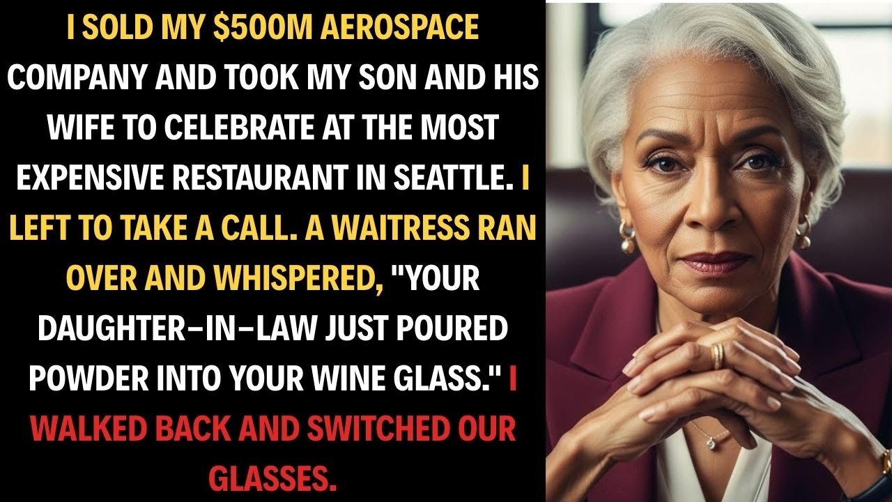 My Son's Wife Poisoned My Wine to Steal My $500M Company — I Switched Our Glasses at Dinner