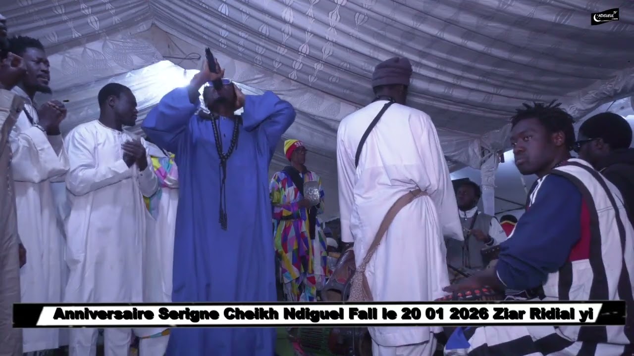 Anniversaire Serigne Cheikh Ndiguel Fall LE 20 01 2026 à Dakar Zikar Ridial yi