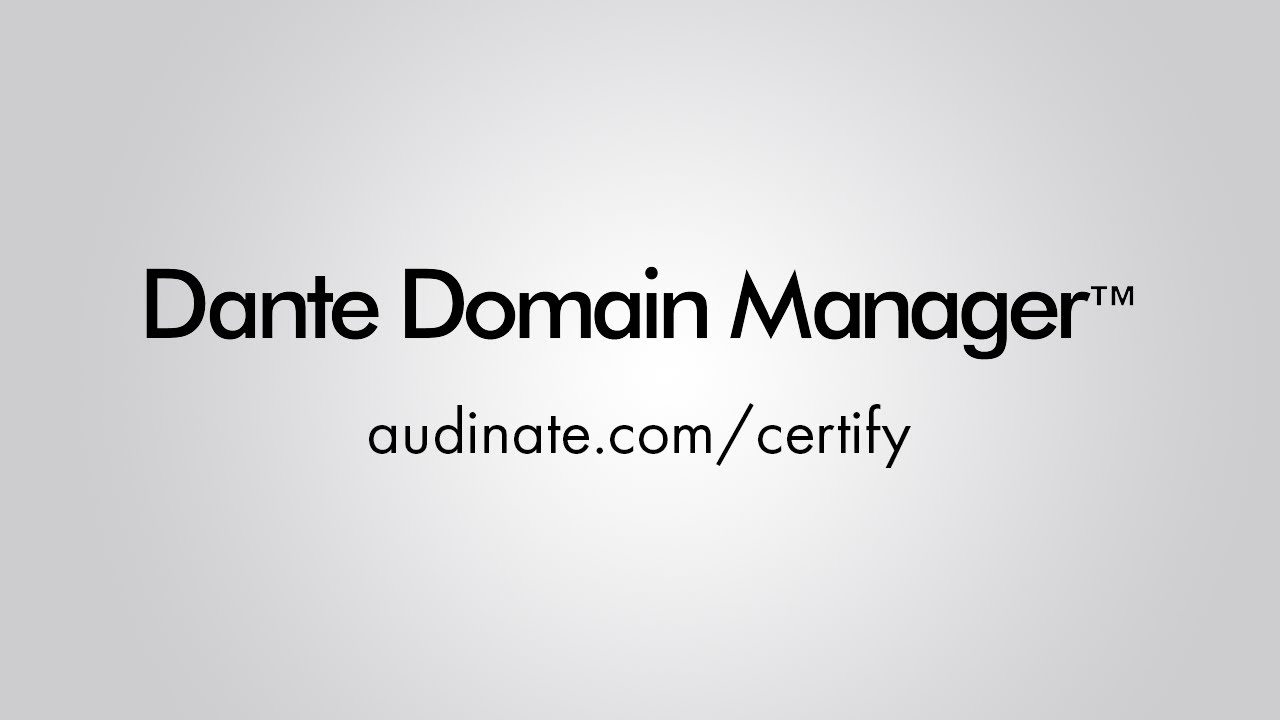 Dante Domain Manager Administrator, Chapter 10: User Management