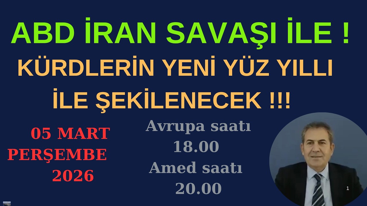 ABD İRAN SAVAŞI İLE KÜRDLERİN YENİ YÜZ YILLI ŞEKİLENECEK !!!