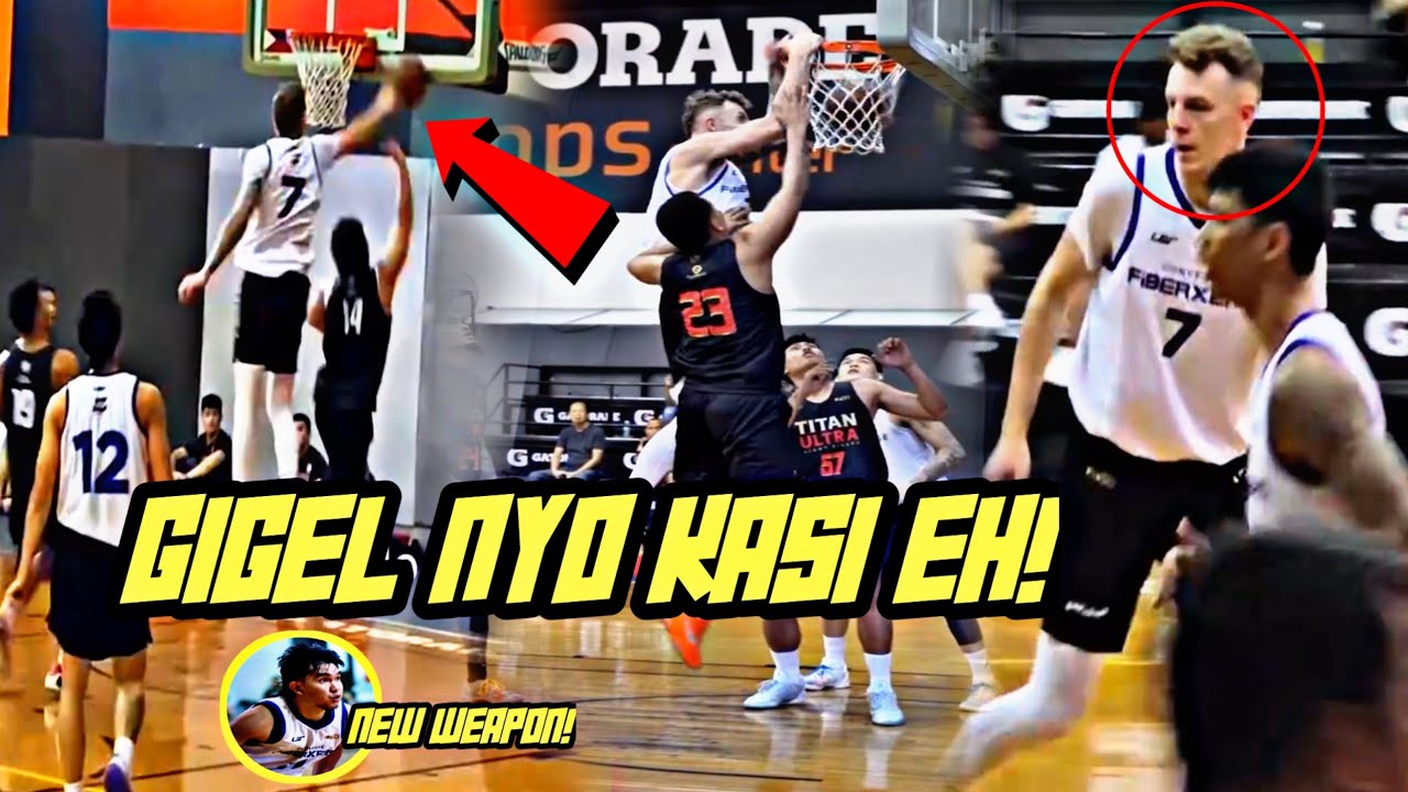 ANG SAKIT NAMAN NG GINAWA NI 7'ft IMPORT KYLOR KELLY KAY BAREFIELD| TUNE UP GAME CONVERGE LABAN SA B