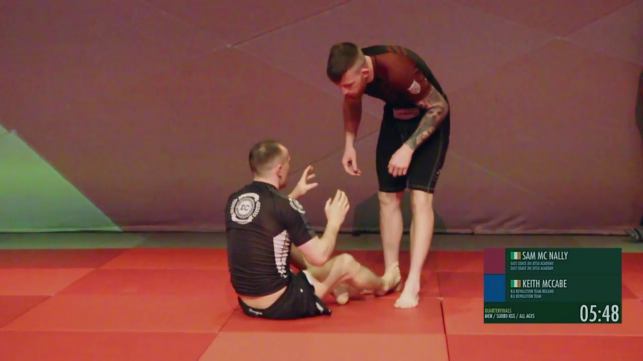 Sam Mc Nally vs Keith McCabe - Under 80kg Quarter Final #1 - SubOver80 2019