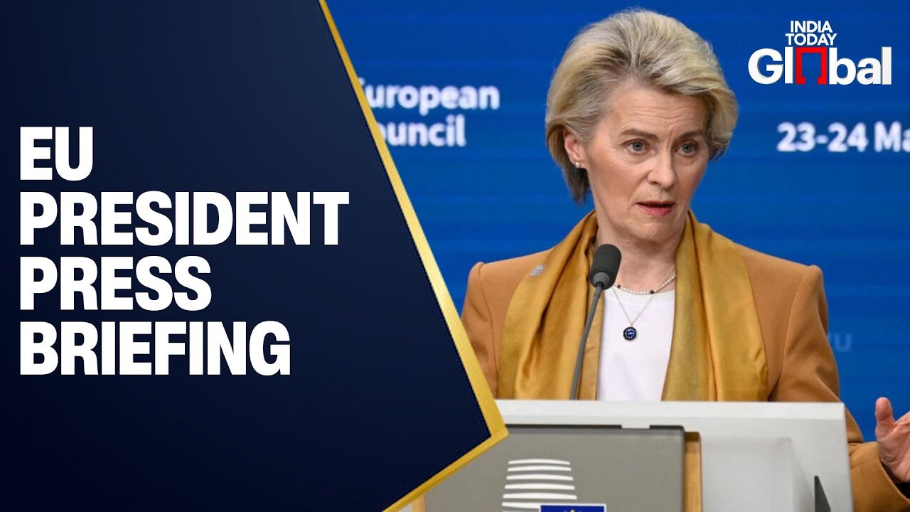 WATCH LIVE: Ursula von der Leyen Holds Press Conference