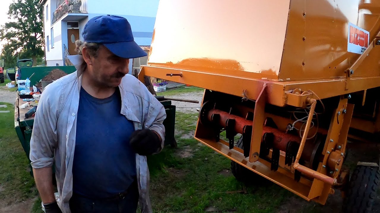 Montaż sit i rozdrabniacza w miodowym Bizonie