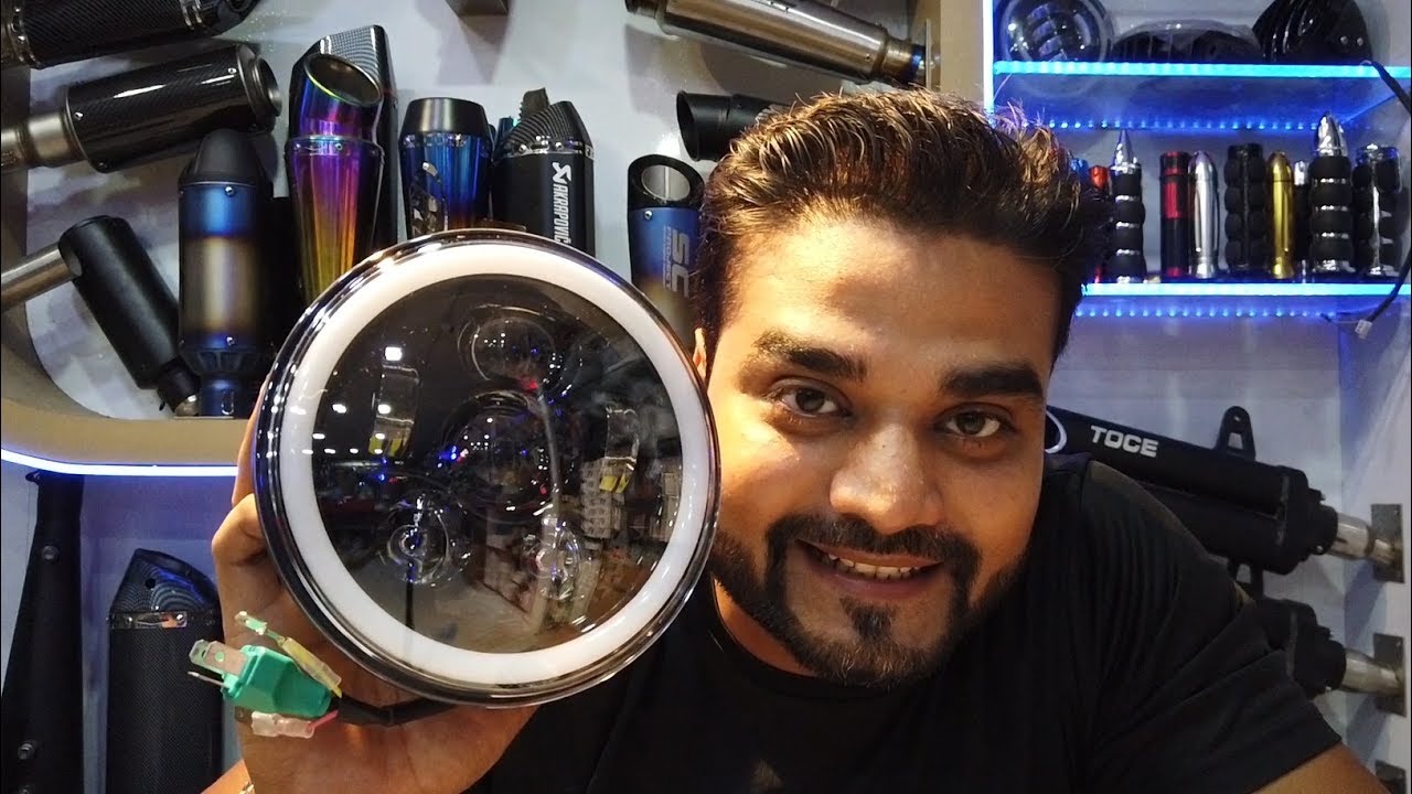 This Royal Enfield LED Headlight is value for money - King Indian - King Indian