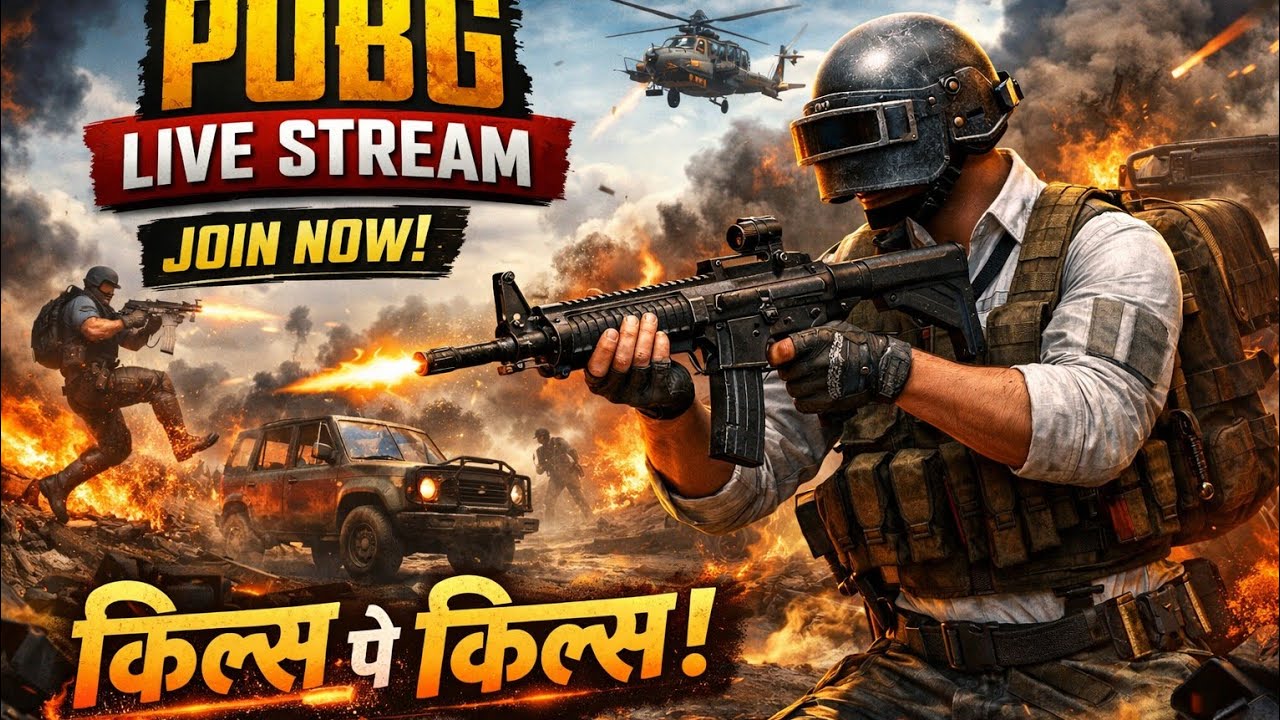 PUBG with sanju live😃