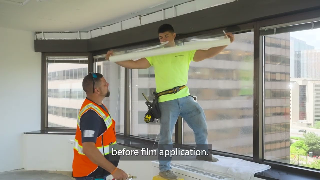 Inside the Window Film Install: Our Process       #windowfilm #safetyfilm #security #privacy