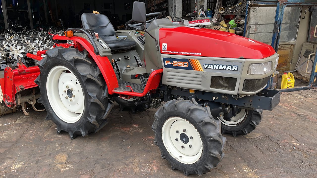 Máy Cày Yanmar F220 | Gầm Cao | Số Cơ | Nông Cơ Nguyễn văn châu
