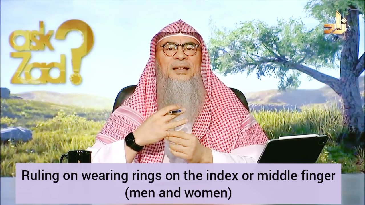 Ruling on wearing rings on the index and middle finger for both men and women - Assim al hakeem