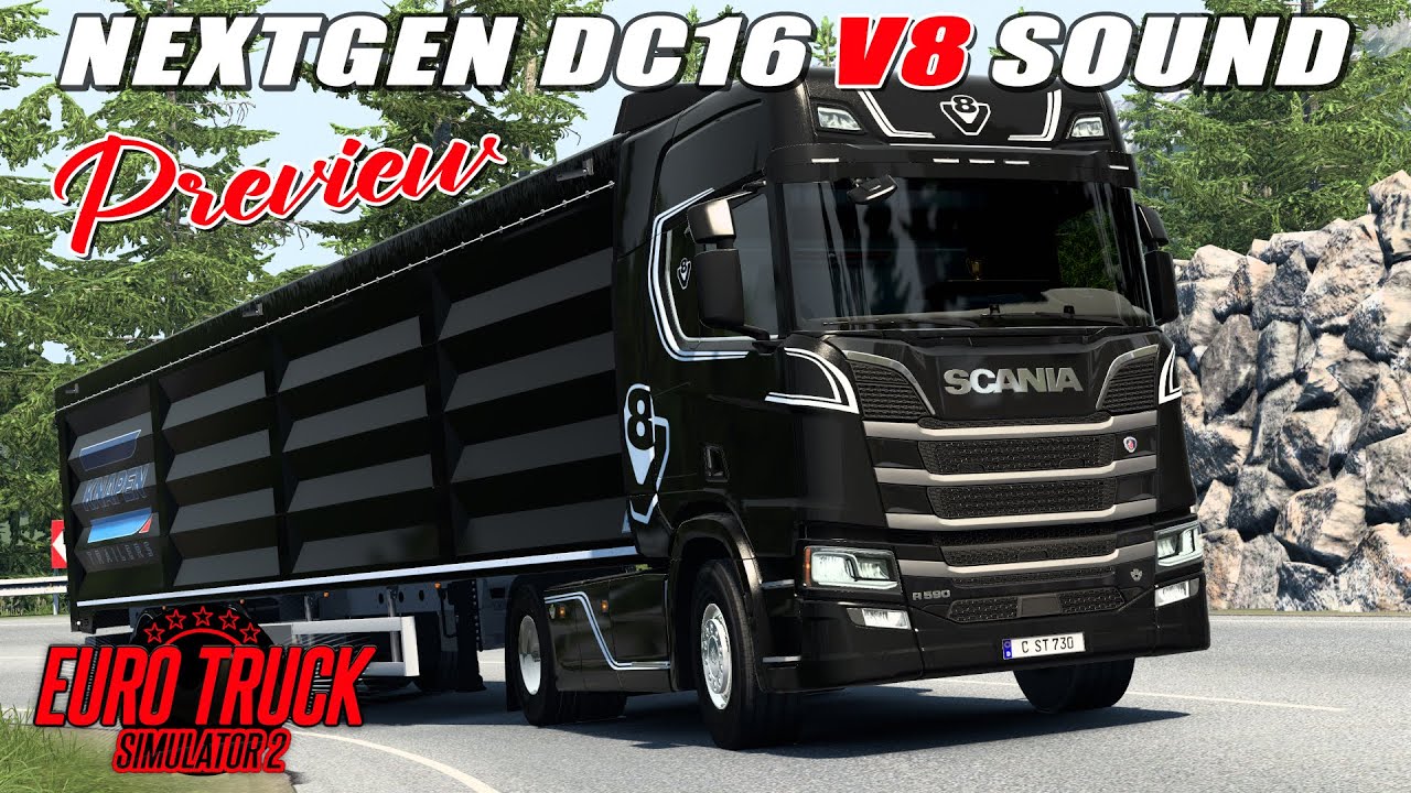 SCANIA NG V8 Sound Preview | ETS2 1.45 | ProMods 2.62 | SCANIA R590 V8 | Innsbruck - Graz