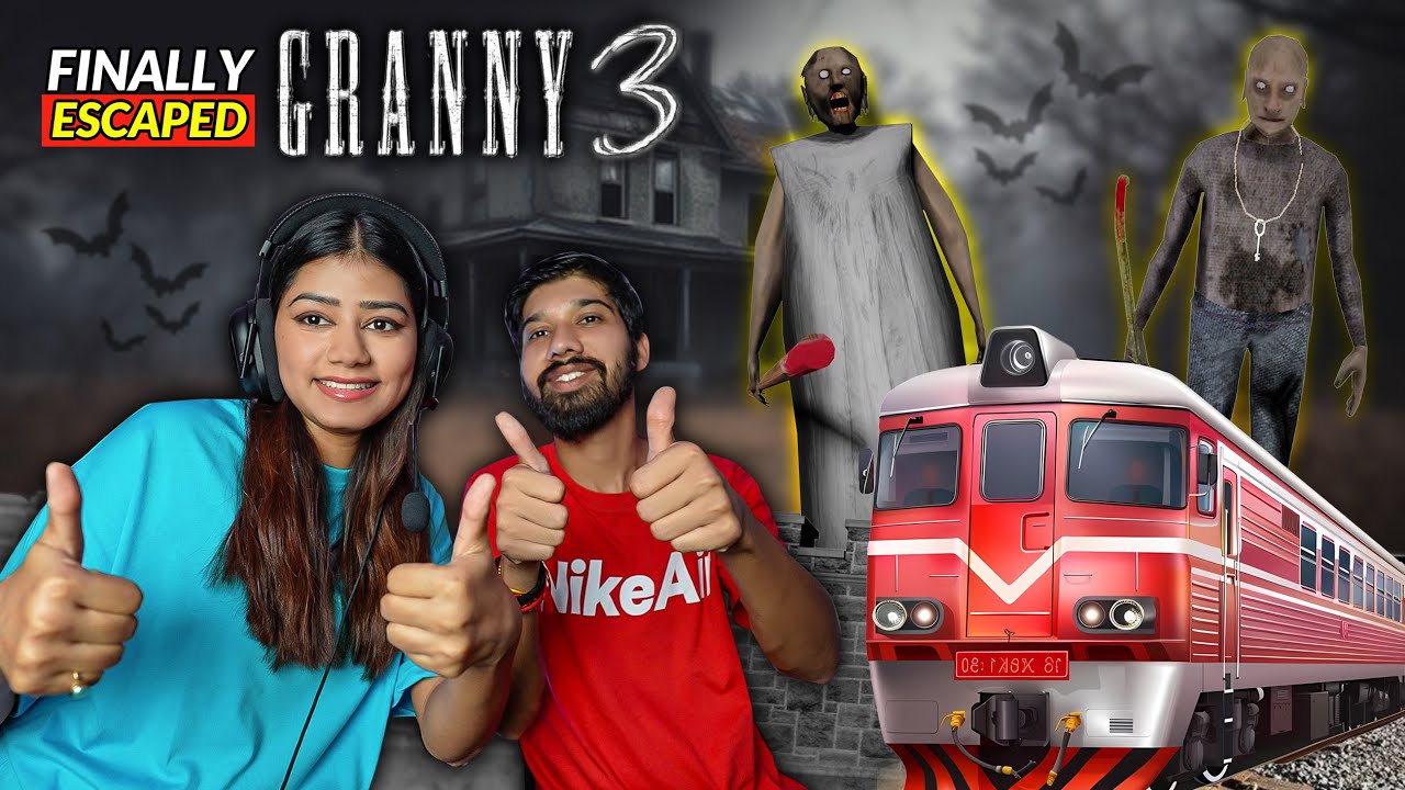 Fastest TRAIN Escape Ever ! Beating Granny 3 in Record Time 😱 #2