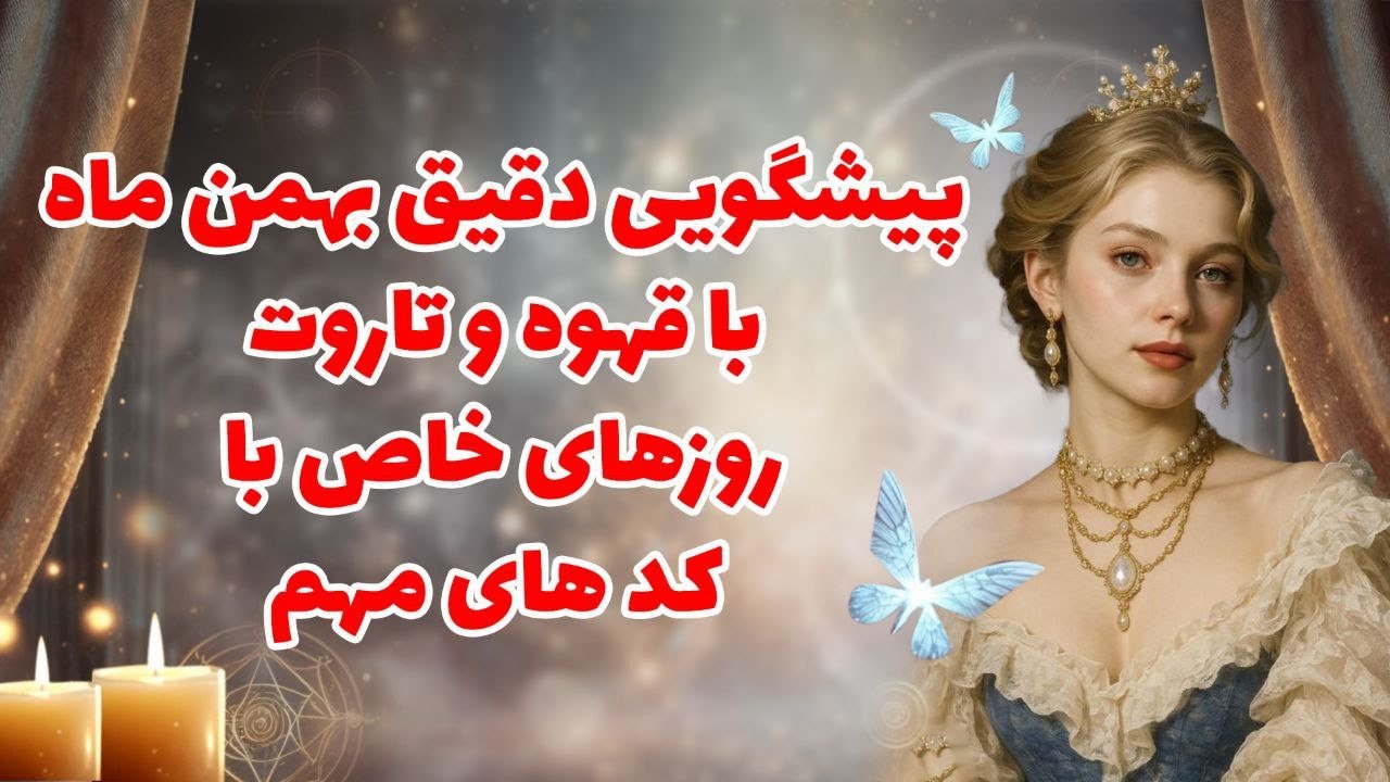 بانو فال - پیشگویی دقیق بهمن ماه با قهوه و تاروت، روزهای خاص و کدهای مهم