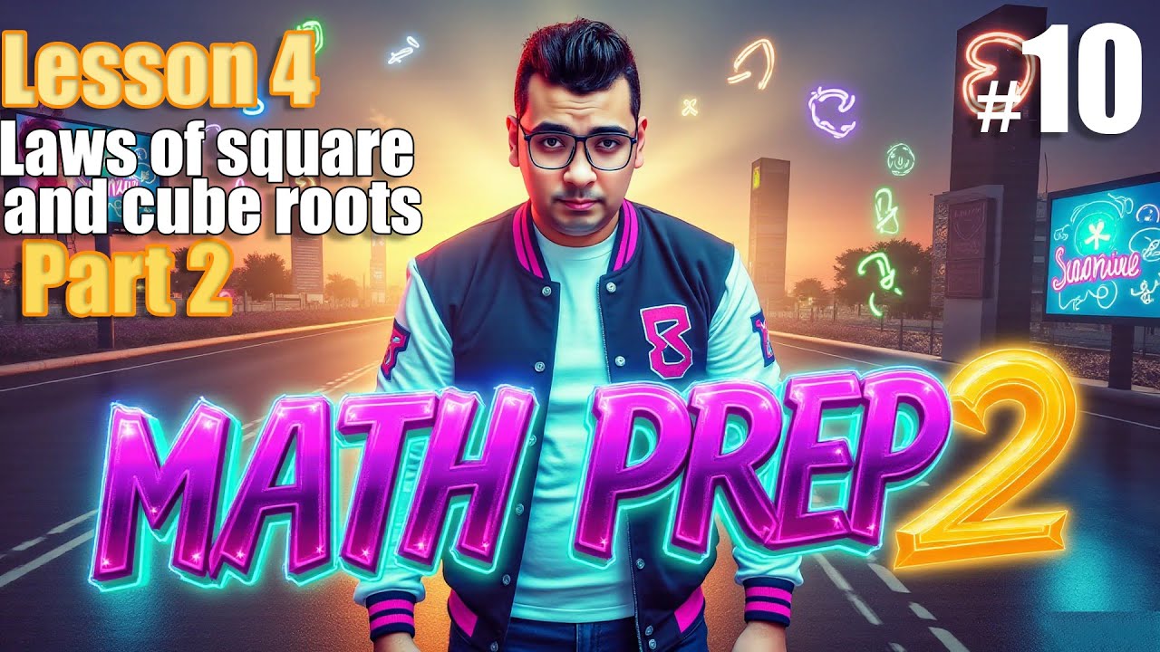 Math | prep 2 | Lesson 4 |Laws of square and cube roots- Part  2 | شرح منهج prep 2 الجديد