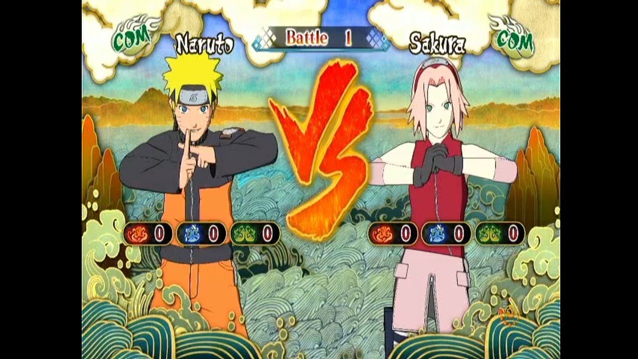 Naruto Com vs Sakura Com [ PS3 ]