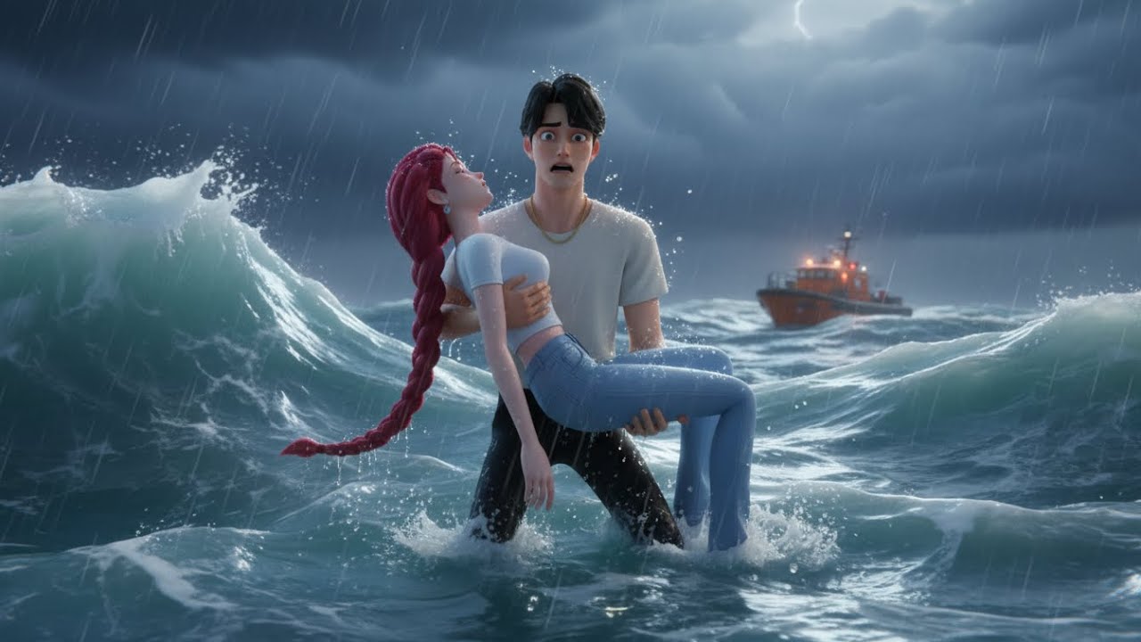 😱 SOS! Rumi Was Swept Into the Stormy Sea 💔 Can Anyone Save Her?! | K-Pop Demon Hunters
