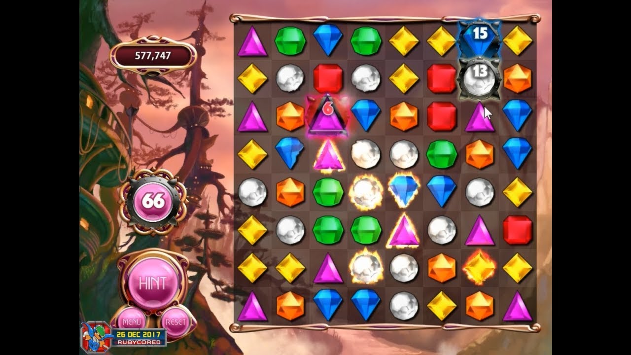 Bejeweled 3 Plus v1.02 (2018, PC) - Match Bomb Mode (Fixless)[English][1080p60]