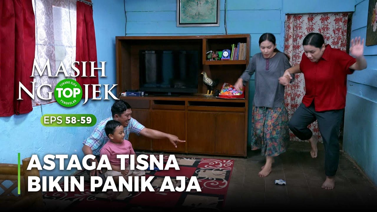 BIKIN PANIK! Tisna Tereak Yuli Sama Yeyen Sampai Lompat - TOP MASIH NGOJEK Part 2/6