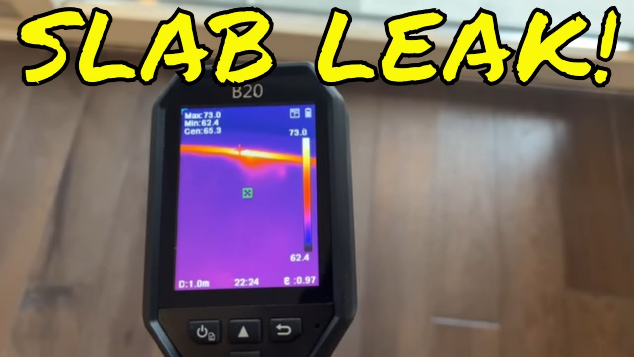 Emergency Heating Service Call Gas Boiler is Running But Not Heating House - Found Slab Leak in Zone
