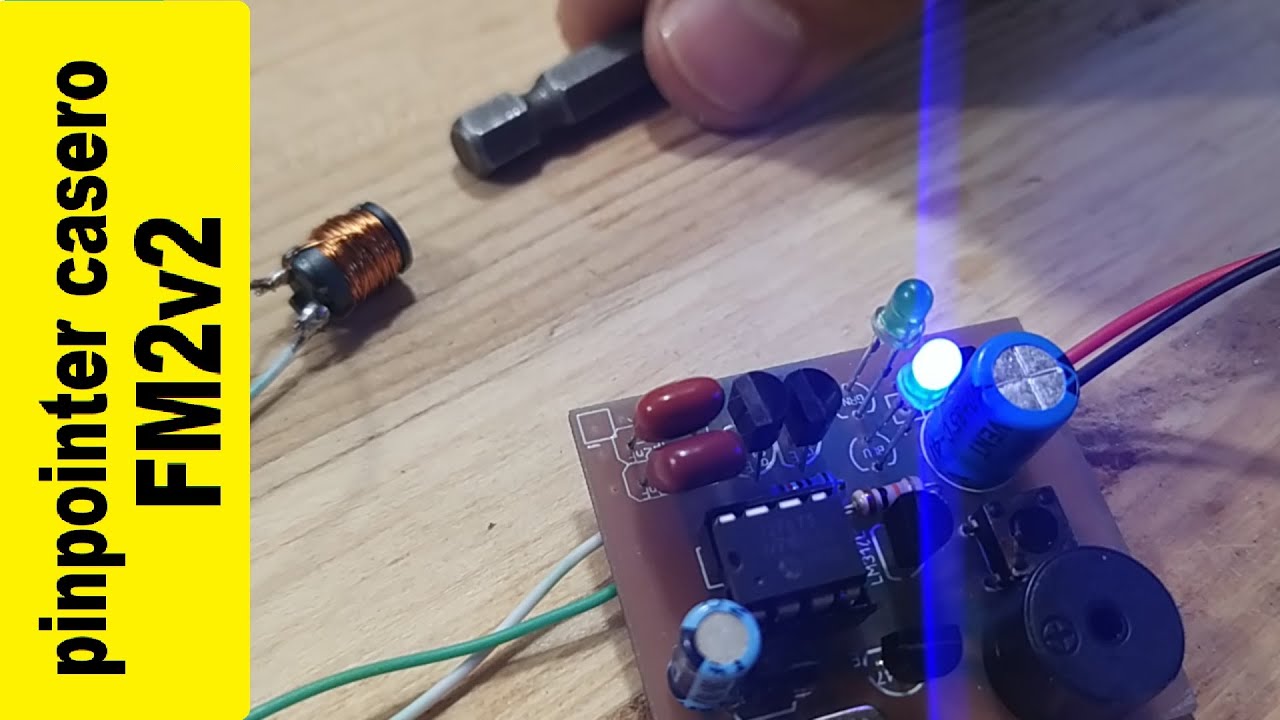 Pinpointer casero FM2v2. detector de metales paso a paso