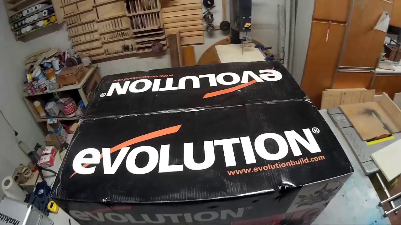 Evolution Rage3-DB Miter Saw: Unboxing and first cut
