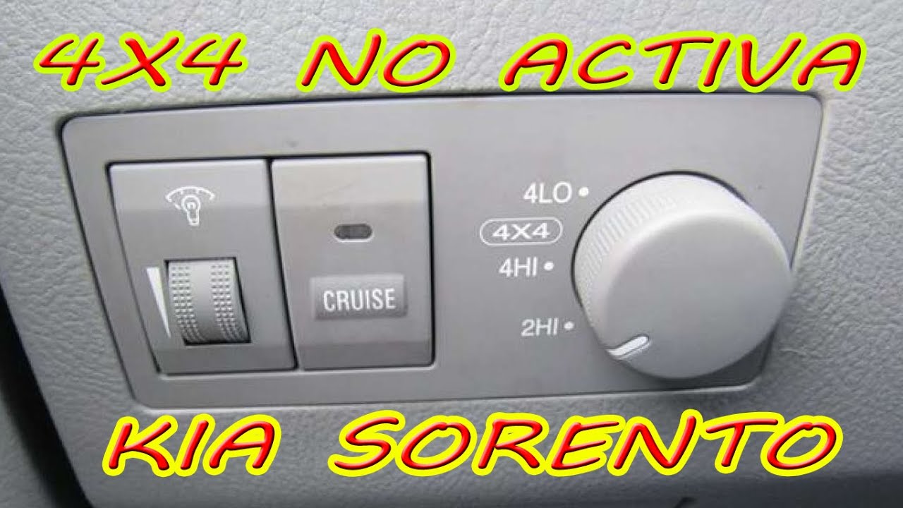 1RA PARTE KIA SORENTO: REPARACIÓN DE LA 4X4