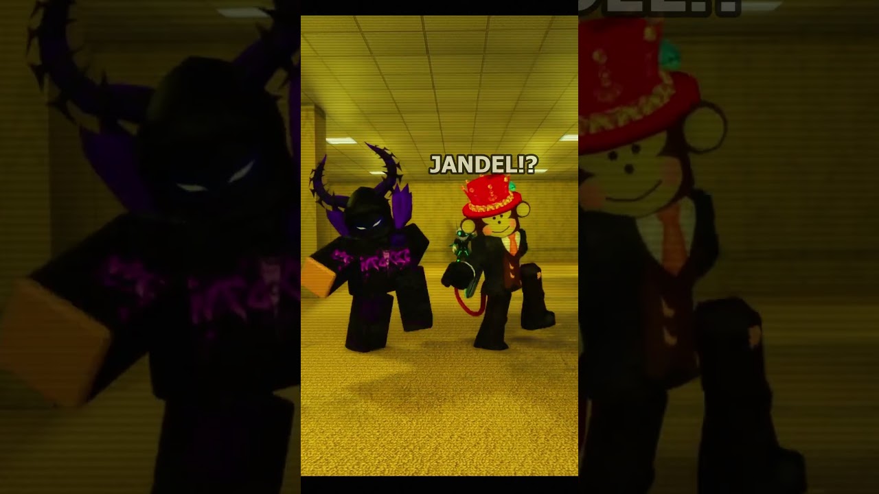 Bro is dancing in the Roblox backrooms now?! 