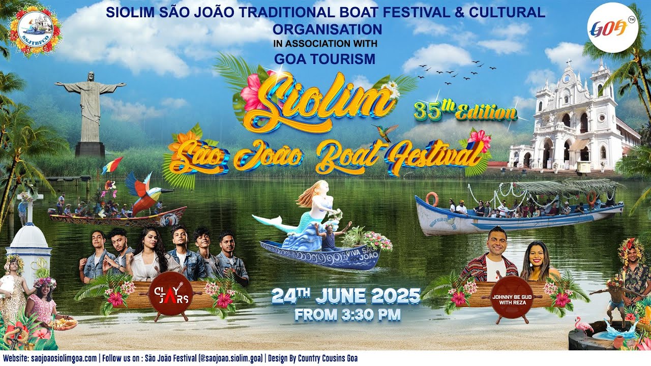 Siolim 35th Sao Joao Boat Festival | 3.30pm 24th June 2025