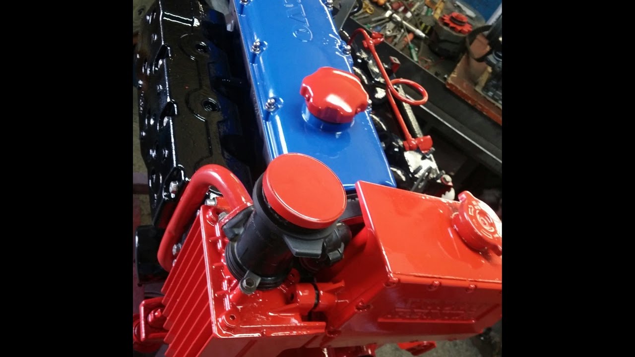 VOLVO PENTA AQ145 SANDBLASTING AND RECONSTRUCTION PART2