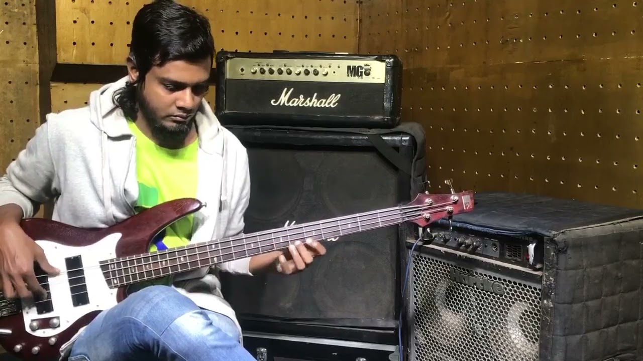 Nirobe (নীরবে ) LRB Bass Cover Shamim ferdous| #bass #viralvideo