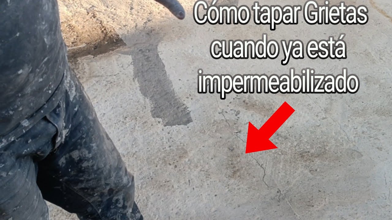 como tapar las grietas cuando ya esta impermeabilizado🏠 FACIL Y SENCILLO