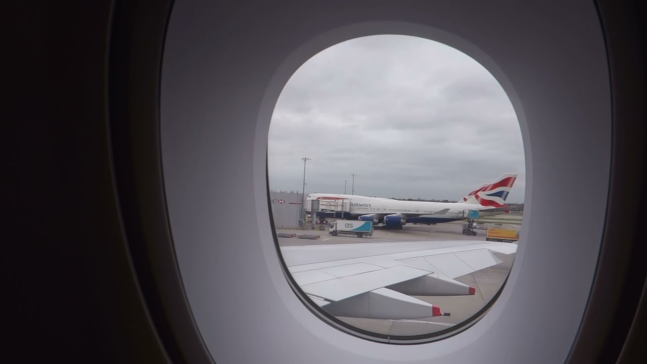 British Airways A380 First Officer Announcement flight to Washington from LHR