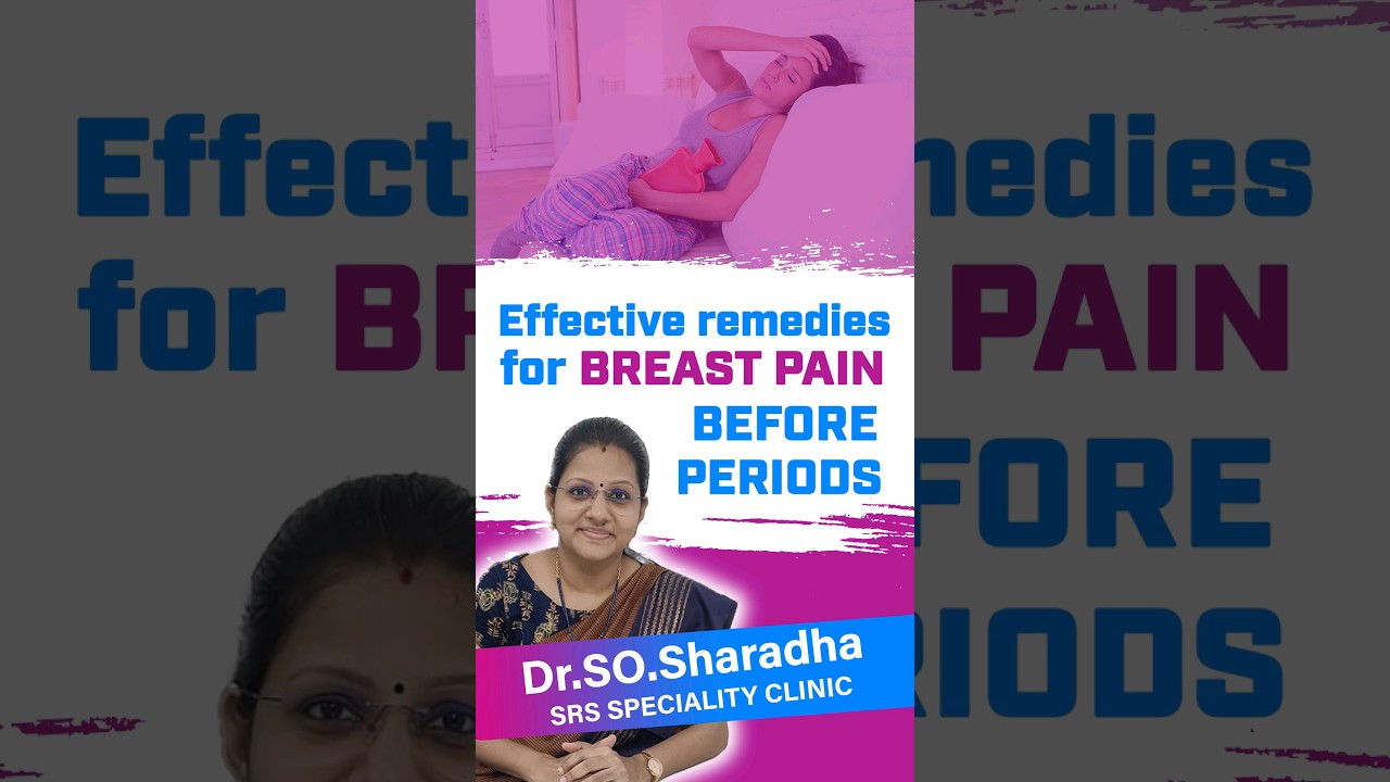 Effective remedies for breast pain before periods #periods #breastpain