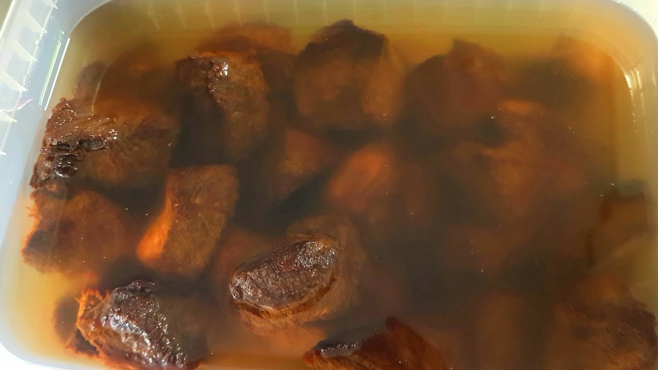 Жаренная говядина для долгого хранения 