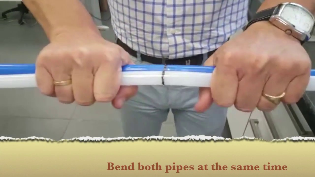 Испытание труб Pex-a и Pex-b на изгиб