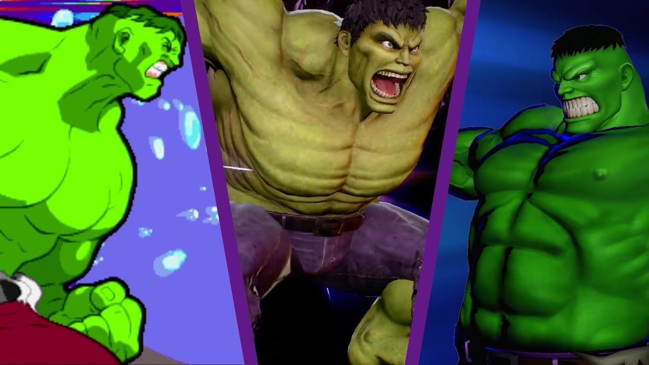 Hulk's Hyper Combos Evolution in Marvel vs Capcom