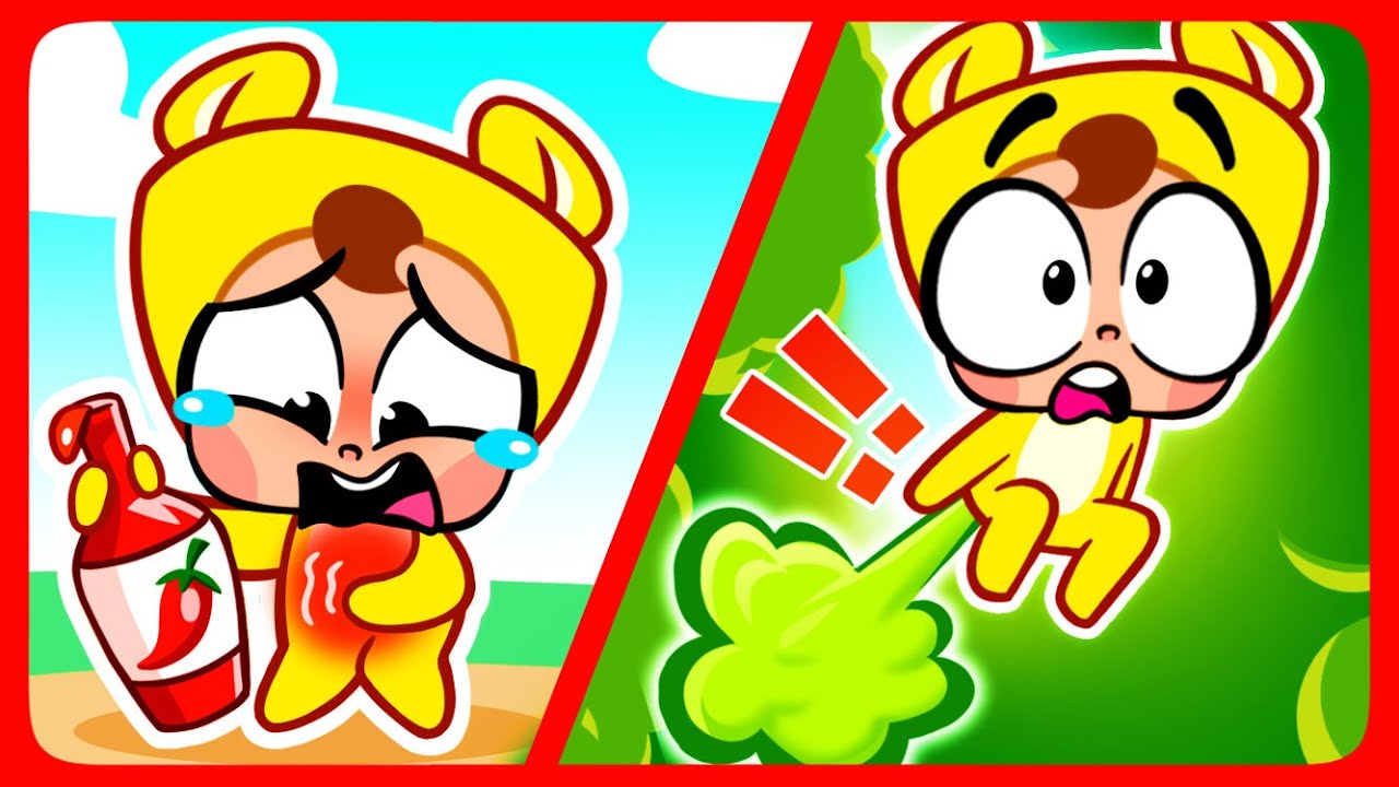 Why Do We Burp And Fart?! 💩 Fart Family💨🤣 Kid's Songs