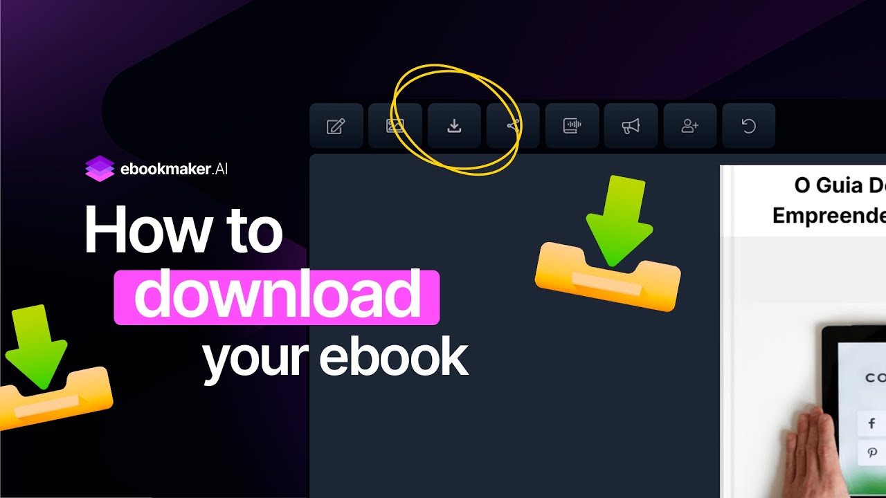 Tutorial - How to download your ebook | Ebookmaker.ai