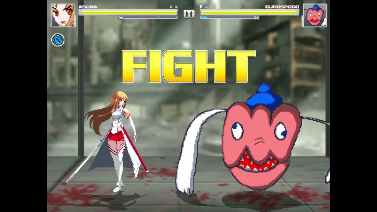 [Mugen 1.0 -Request- ⋕124] Asuna Yuuki VS. Gurospooo