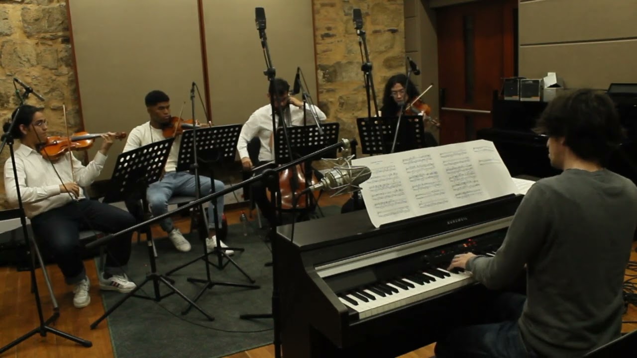 Princess Mononoke - Ashitaka and San - String quartet and Piano