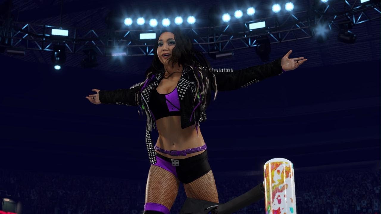 WWE 2K24 - Cora Jade and Roxanne Perez VS Ava Moreno and Penelope perfect