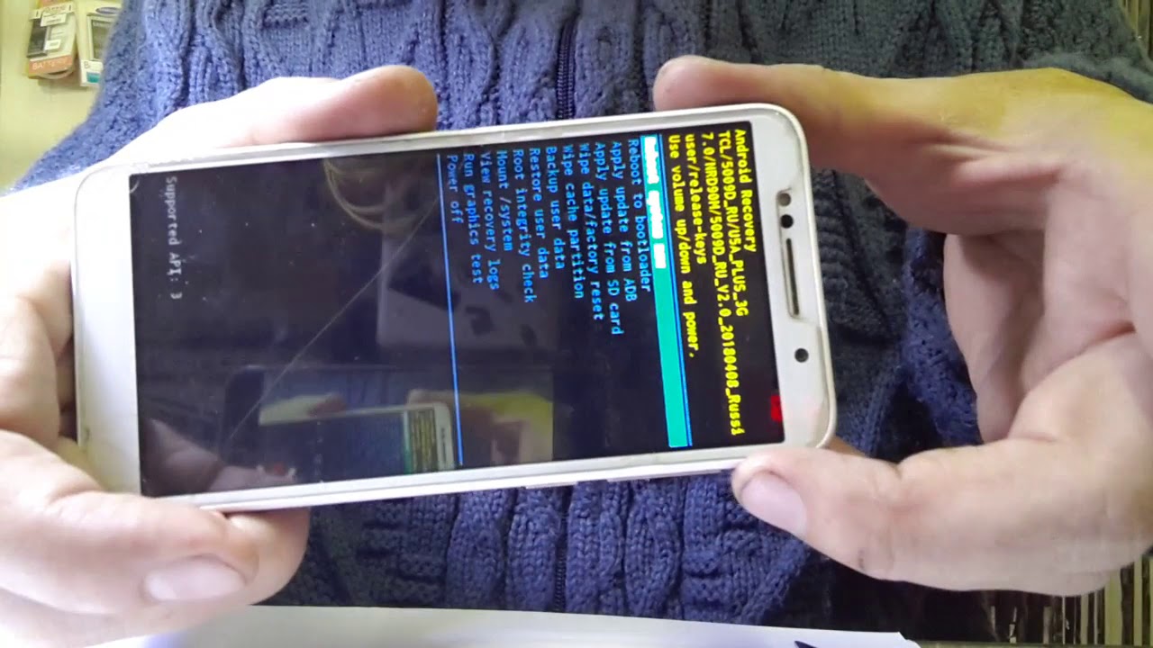 alcatel 5009d Сброс настроек. Hard reset